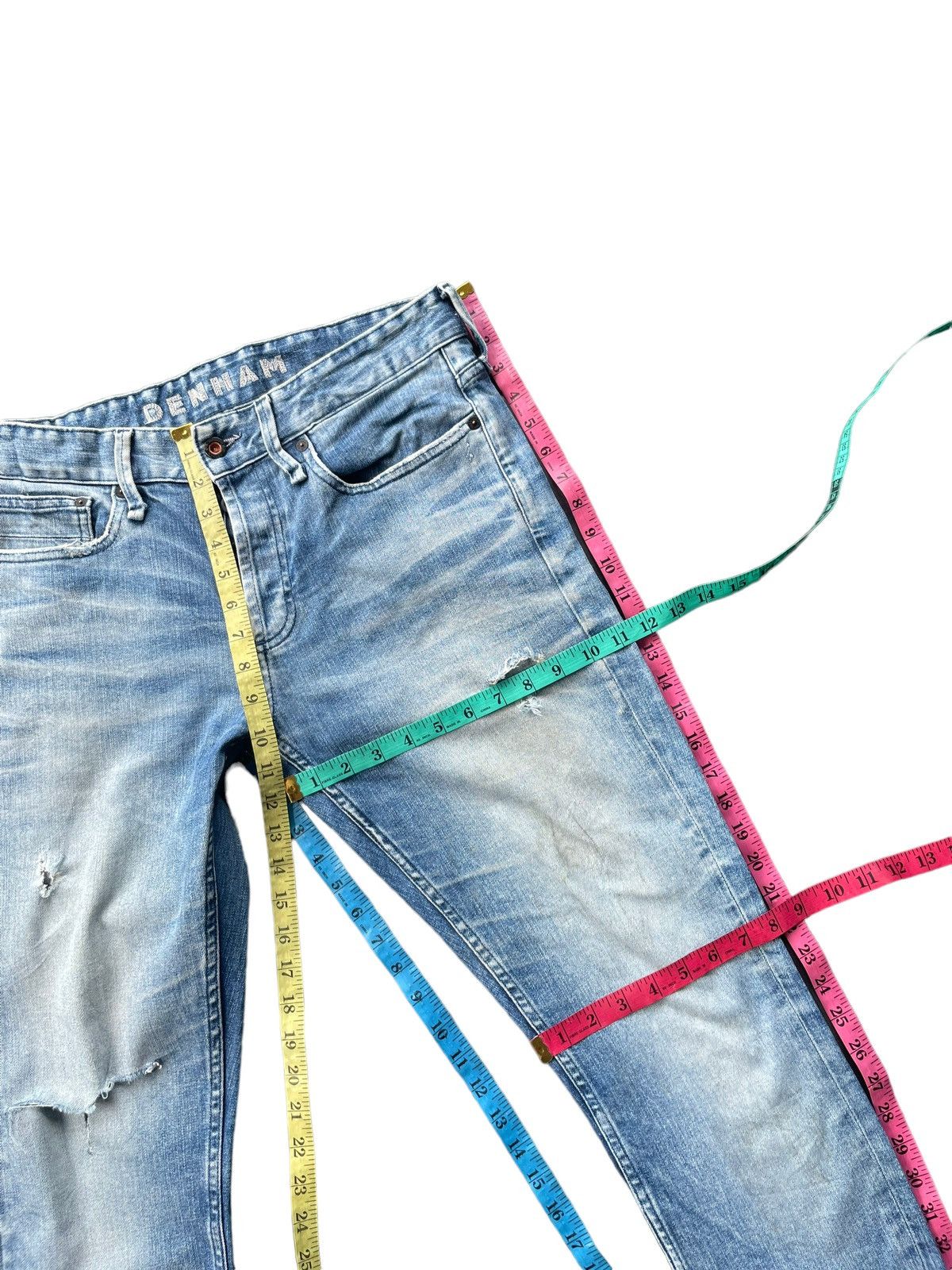 Denham Razor Slim Fit Distresed Denim