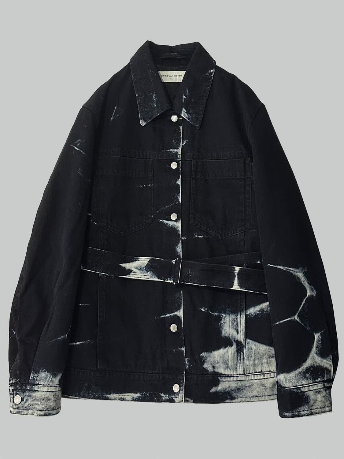Dries Van Noten Dries Van Noten Black Denim Jacket Size US M / EU 48-50 / 2 - 1 Thumbnail