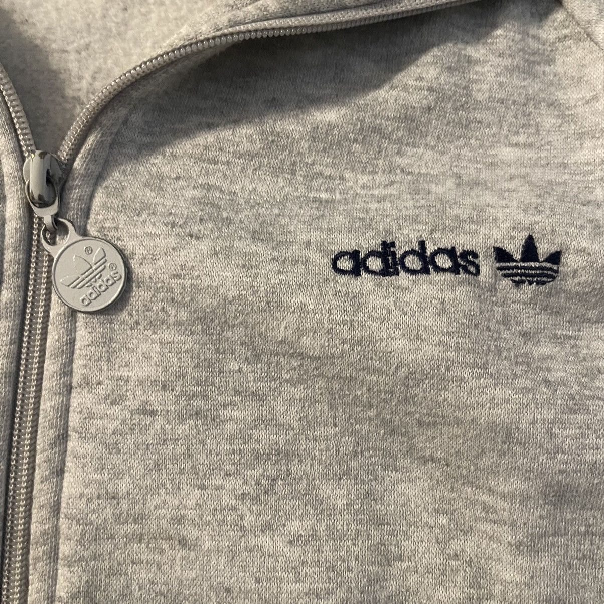 Adidas Vintage adidas Track Jacket Gray/Teal/Navy Trefoil Size US M / EU 48-50 / 2 - 4 Thumbnail