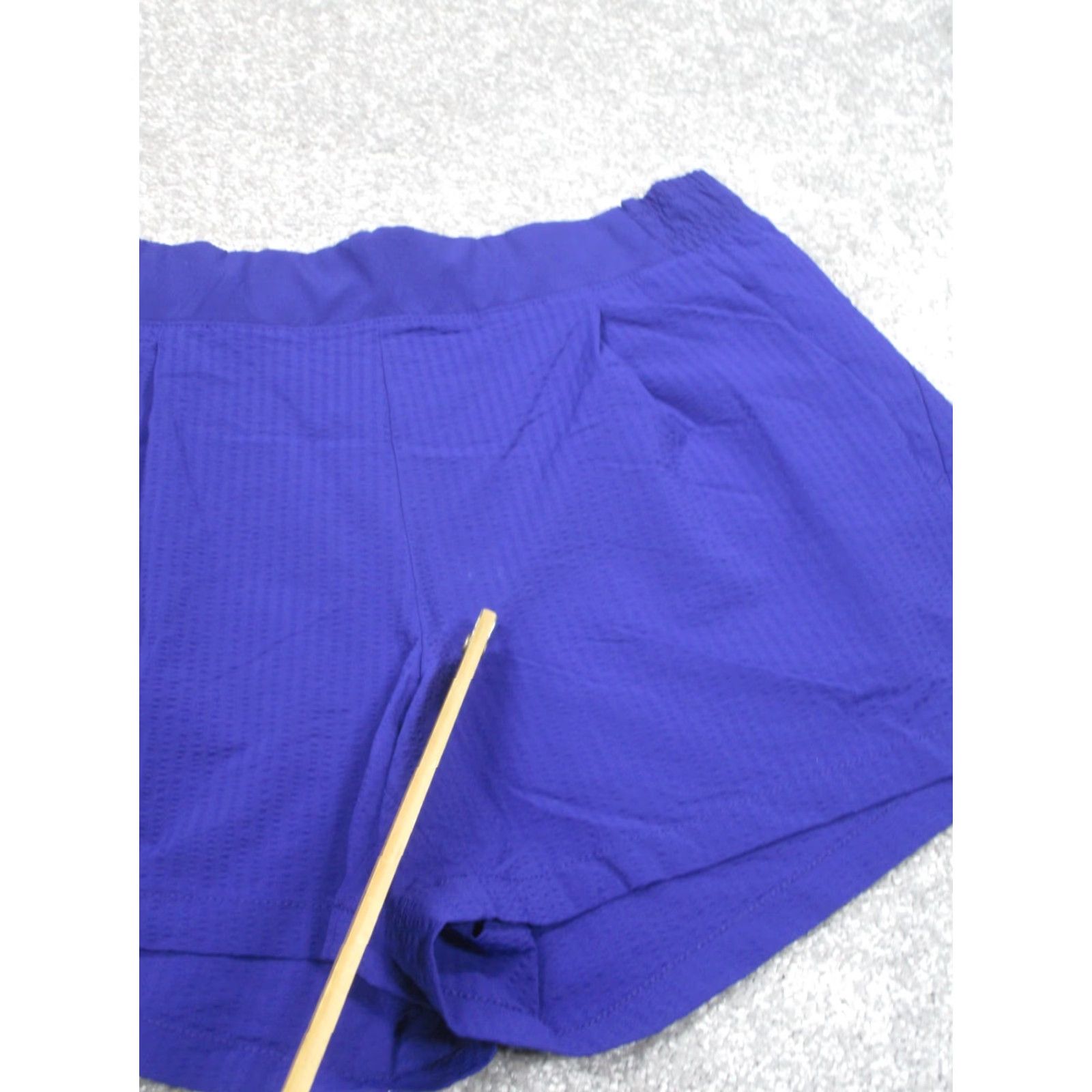 Athleta Athleta Shorts Womens 10 Textured Purple Chino Nylon Spandex Regular Casual Travel Walking Mens Womens Boys Girls Size 32" / US 10 / IT 46 - 2 Thumbnail