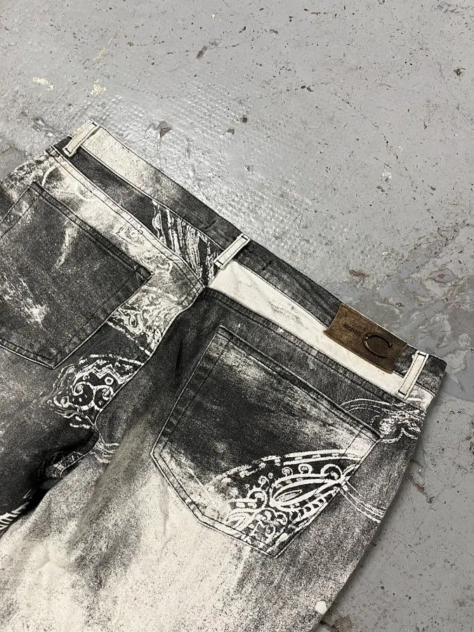 Just Cavalli AW2003 Cavalli Spiritual Astro Black & White Pants Size US 36 / EU 52 - 11 Thumbnail