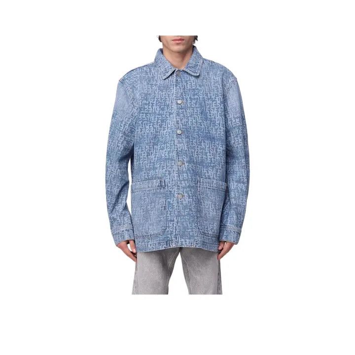 Diesel Diesel Blue Casual Cotton Denim Jacket 0079 Size US L / EU 52-54 / 3 - 1 Thumbnail