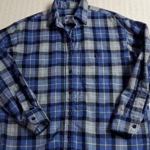 Pendleton Pendleton Vintage 100% Wool Blue Plaid LS Casual Button Down Size US M / EU 48-50 / 2 - 8 Thumbnail