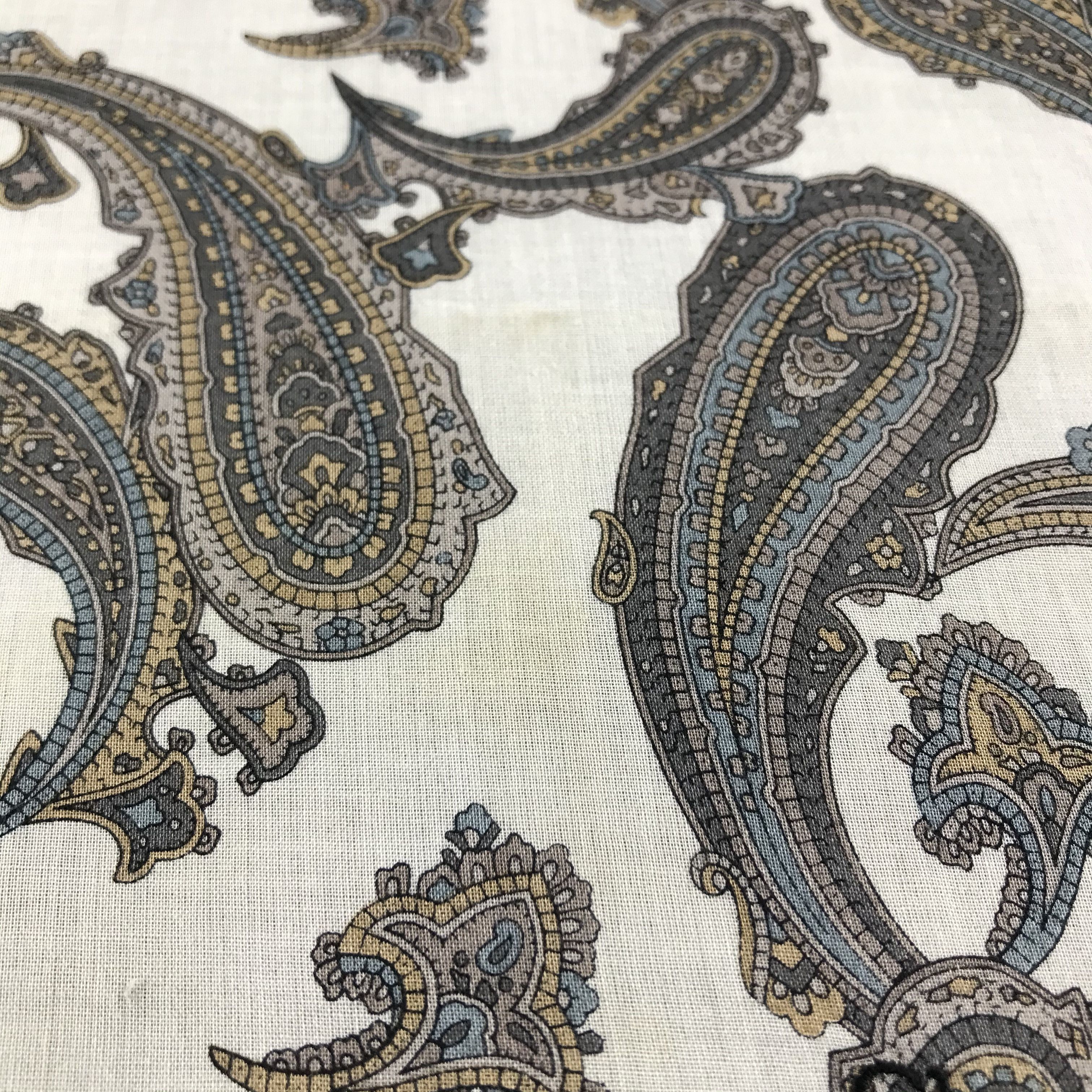 Christian Dior Monsieur Christian Dior Paisley Handkerchief Neckerchief H240 Size ONE SIZE - 6 Thumbnail