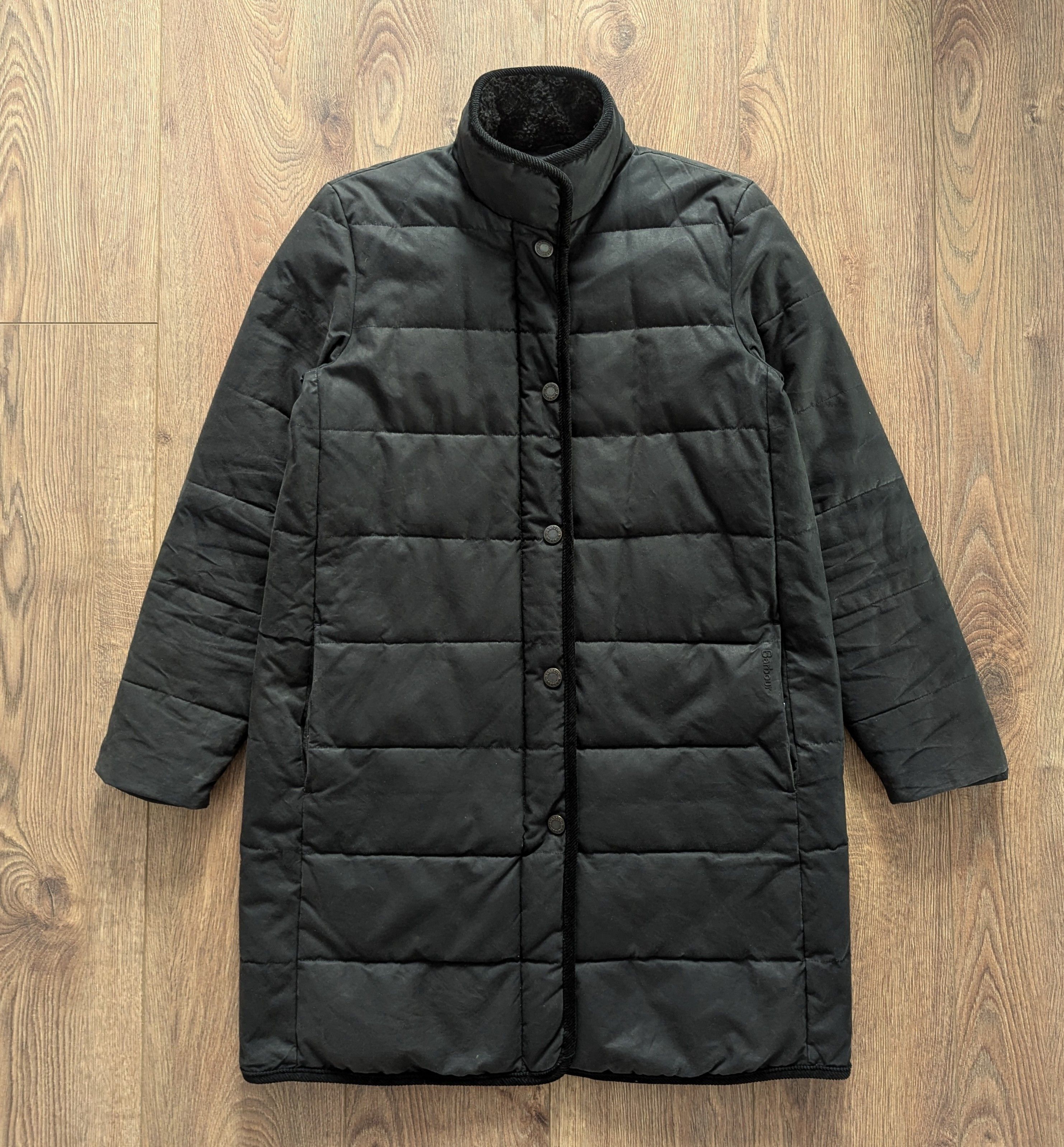 Barbour Barbour Wax Baffle Wax Fibredown Jacket Black Waxed Cotton Size M / US 6-8 / IT 42-44 - 22 Thumbnail