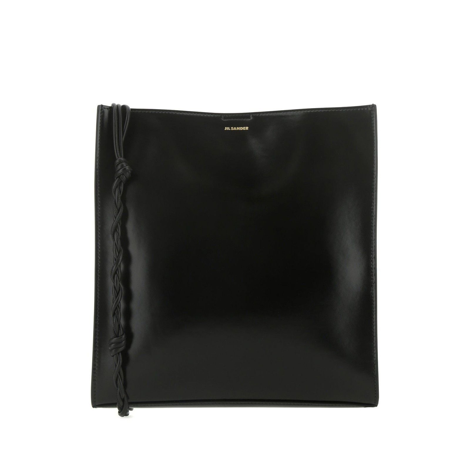 Jil Sander JIL SANDER Tangle Large Black Leather Shoulder Bag New Size ONE SIZE - 1 Thumbnail