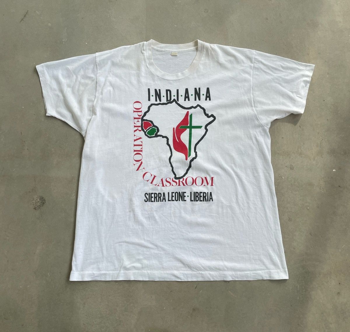Vintage VINTAGE RELIGION INDIANA OPERATION CLASSROOM TEE Size US XL / EU 56 / 4 - 1 Thumbnail