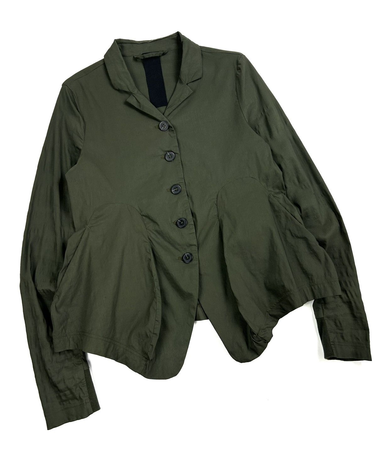Rundholz rare Rundholz Women’s Linen Blend Avant Garde Blazer Jacket Size XS / US 0-2 / IT 36-38 - 4 Thumbnail