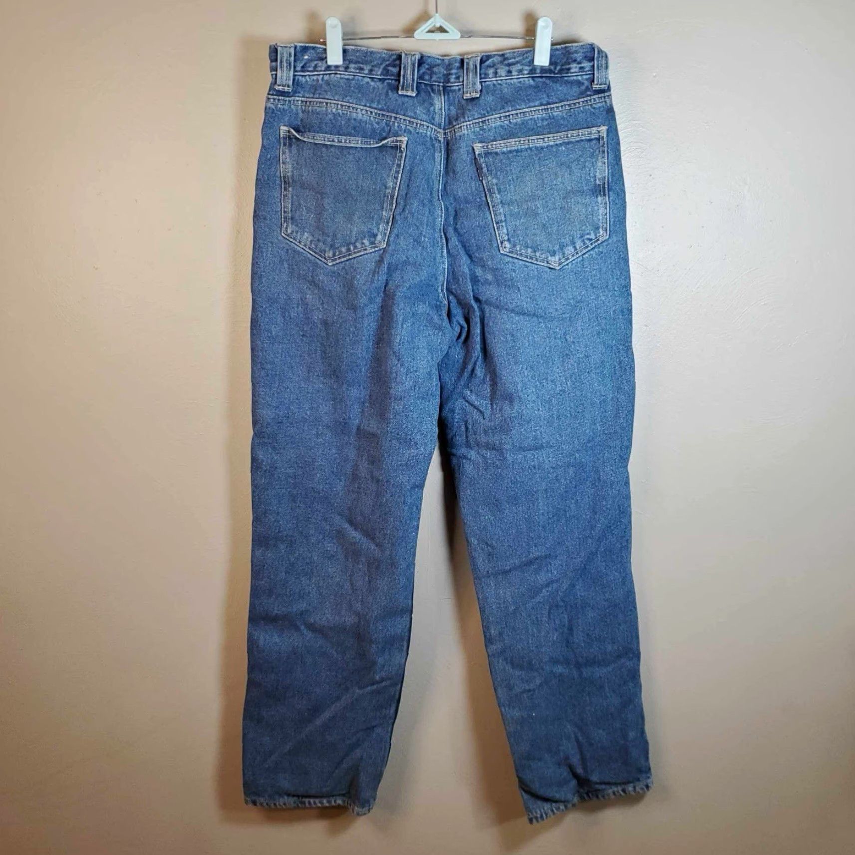 Vintage Woolrich Flannel Lined Jeans 34 X 31 Size US 33 - 3 Thumbnail