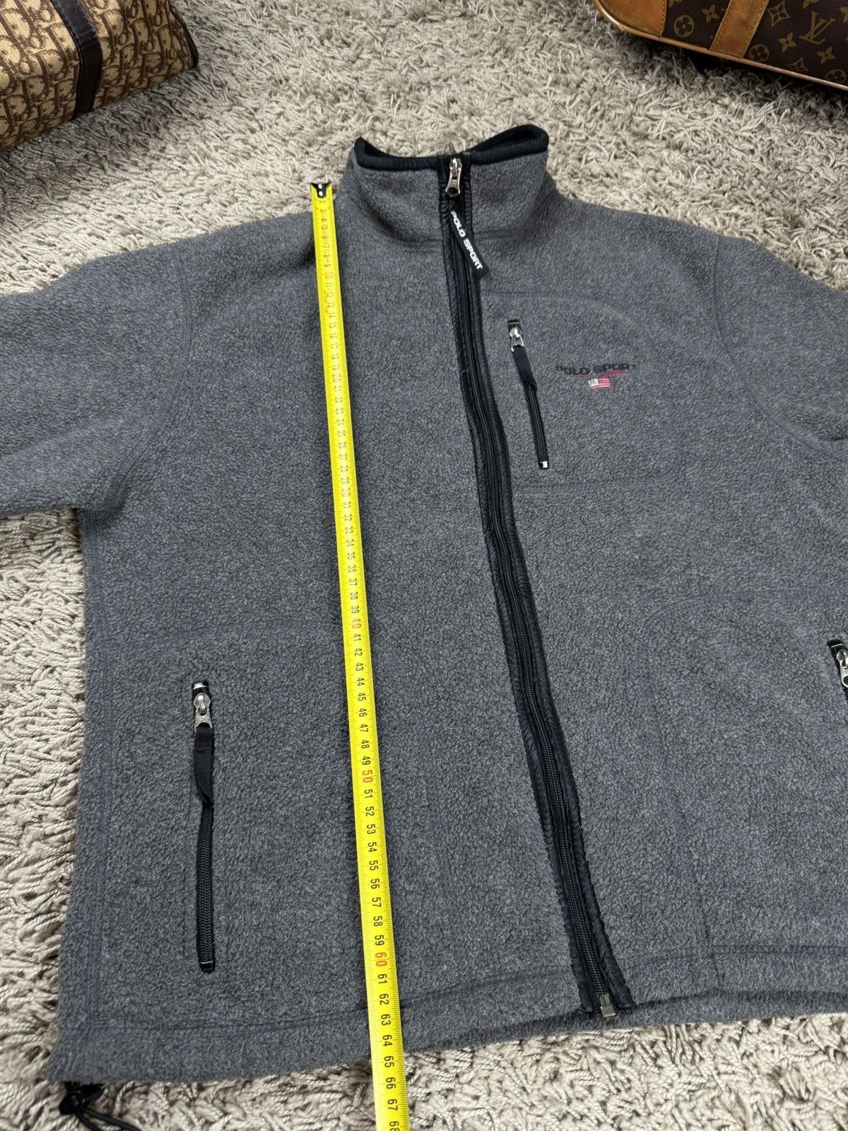 Polo Ralph Lauren Zip fleece Polo Spory Ralph Lauren original old money item Size US M / EU 48-50 / 2 - 5 Thumbnail