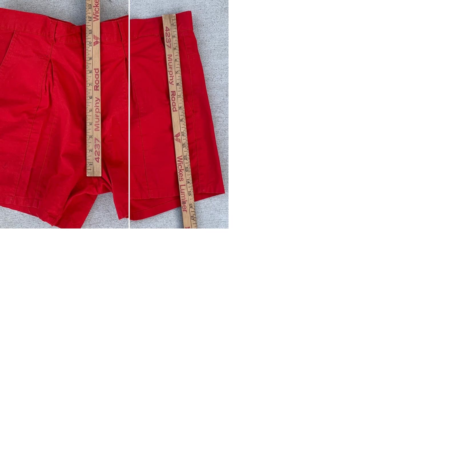Area VINTAGE KSI Shorts Red Pleated Front Snap Rear Pockets 36 80s 90s 1980s Mens Shirt? Size US 36 / EU 52 - 9 Thumbnail