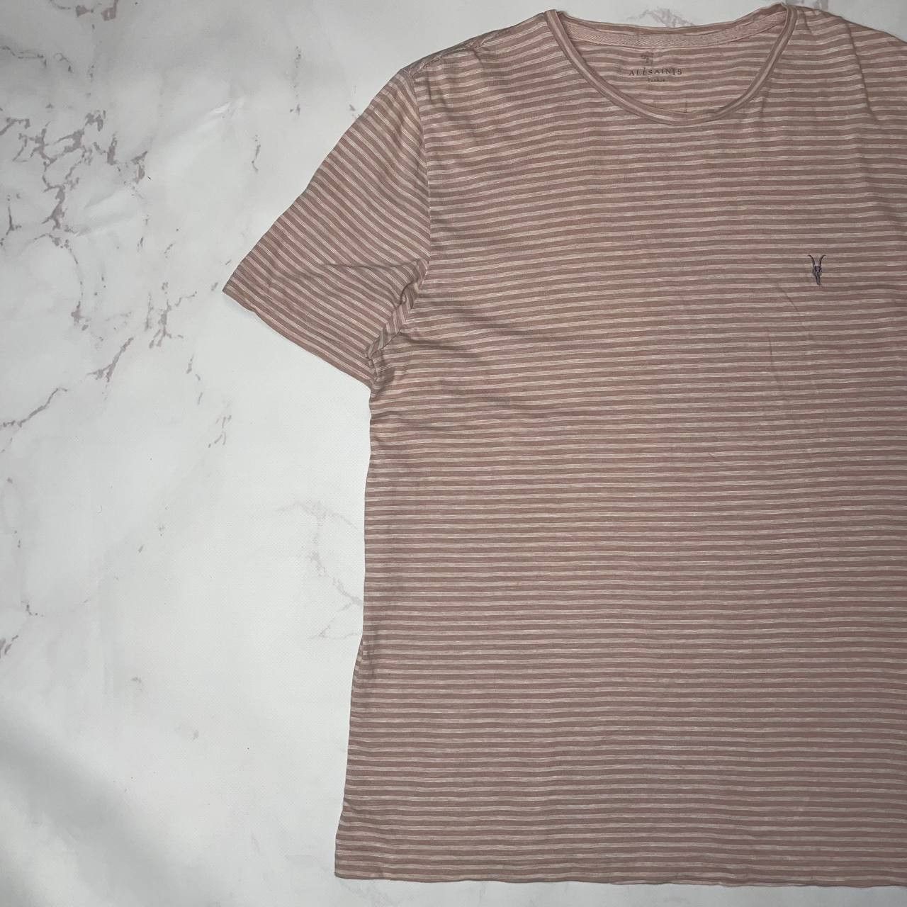 Allsaints Allsaints luxury streetwear t-shirt striped Size US XL / EU 56 / 4 - 4 Thumbnail