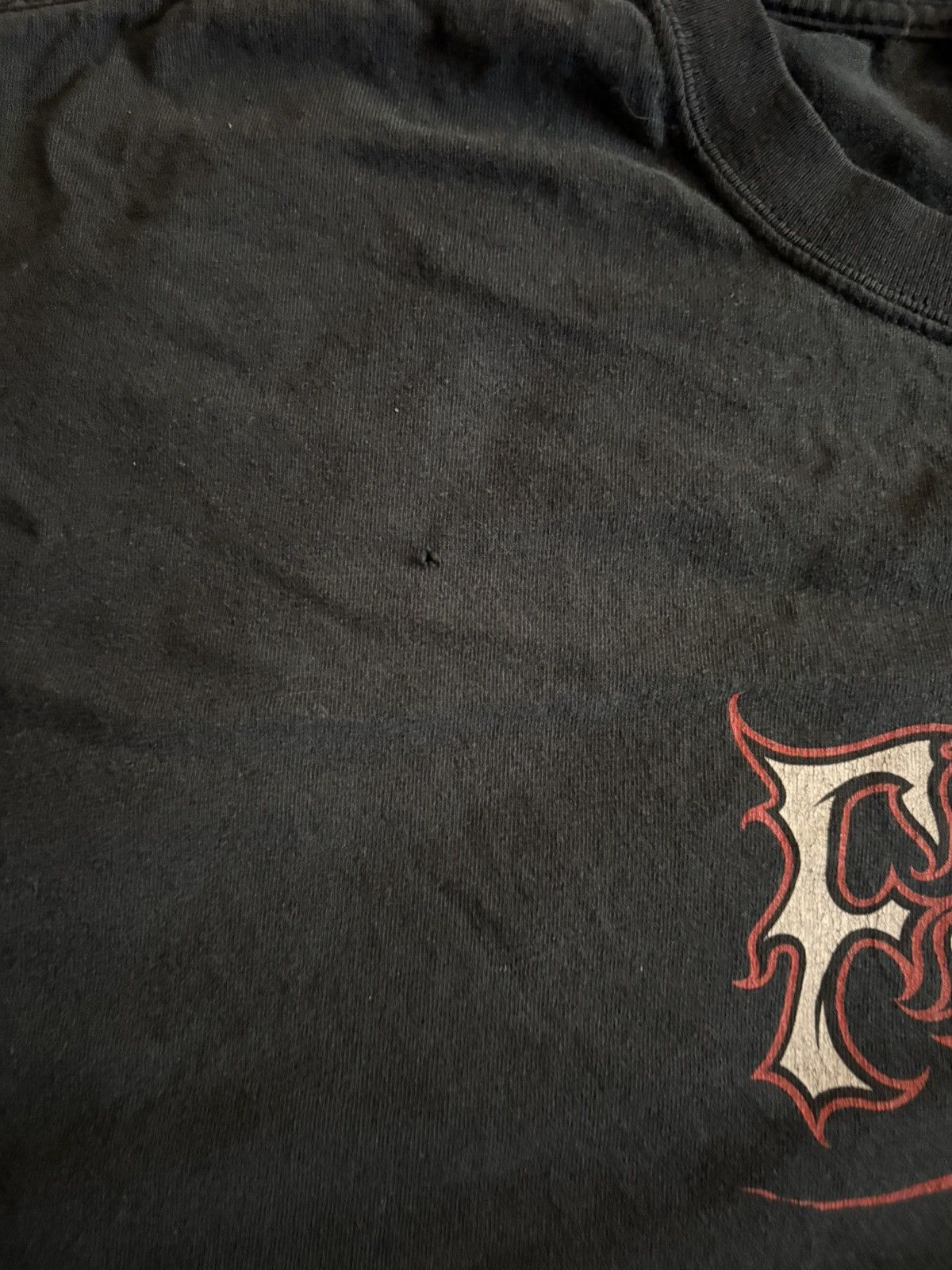 Affliction × Flip Skateboards Vintage Dark Blue Y2K “Flip Skateboards” XL T-Shirt Size US XL / EU 56 / 4 - 4 Thumbnail