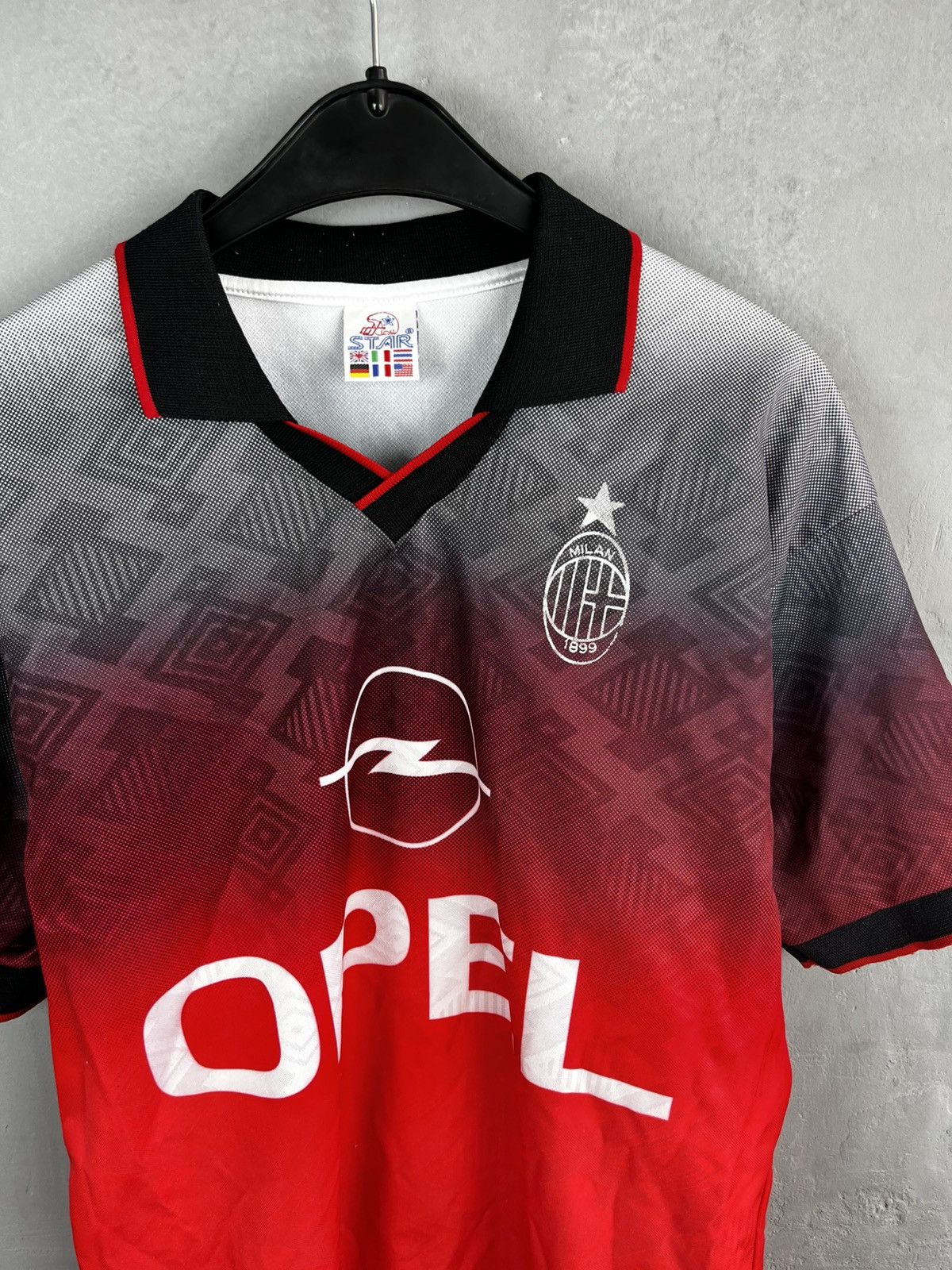 Vintage Ac Milan 1995 jersey Size US XL / EU 56 / 4 - 4 Thumbnail