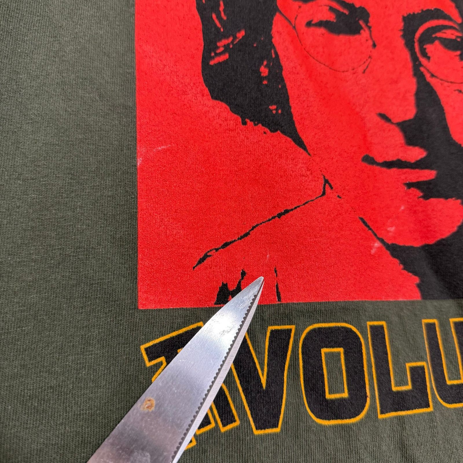 Anvil VTG Anvil John Lennon Beatles XL Tee Shirt Green Revolution Size US XL / EU 56 / 4 - 6 Thumbnail