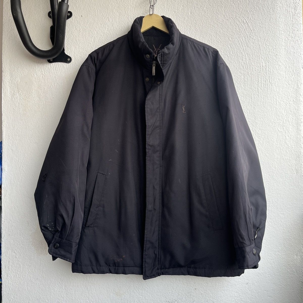 Vintage × Yves Saint Laurent VINTAGE YVES SAINT LAURENT POUR HOMME PUFFER JACKET Size US L / EU 52-54 / 3 - 1 Thumbnail
