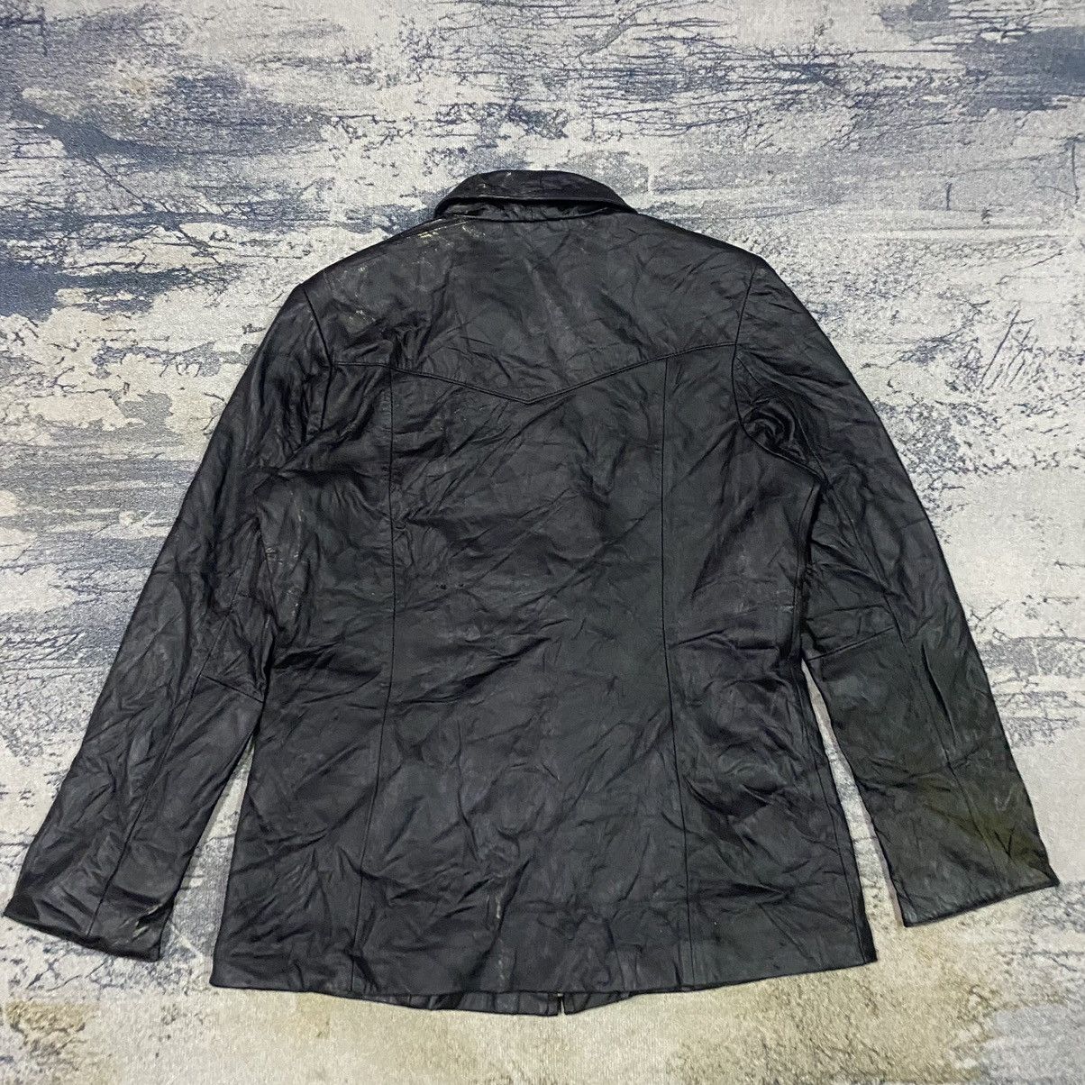 Genuine Leather × Vintage Vintage Shin Young Leather Jacket Size US M / EU 48-50 / 2 - 8 Thumbnail