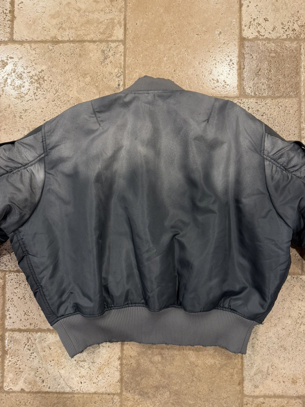 Acne Studios Acnes Studios Olana Distressed Wash Green Bondage Bomber Size US M / EU 48-50 / 2 - 15 Thumbnail