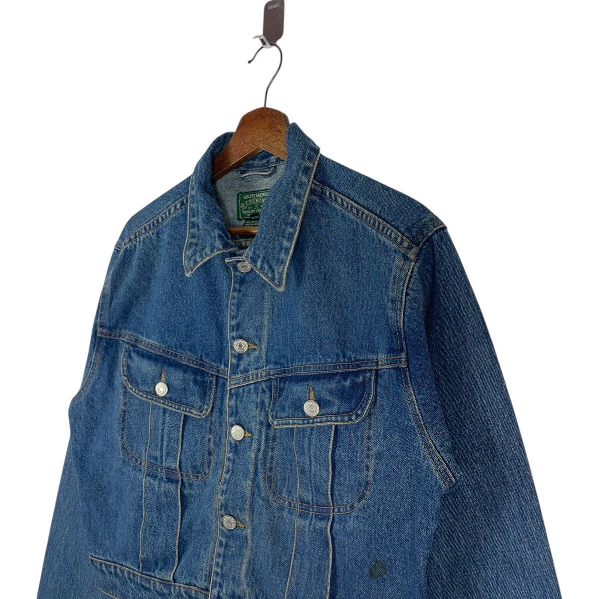 Polo Ralph Lauren VINTAGE POLO COUNTRY RALPH LAUREN DENIM TRUCKER JACKET Size US M / EU 48-50 / 2 - 3 Thumbnail