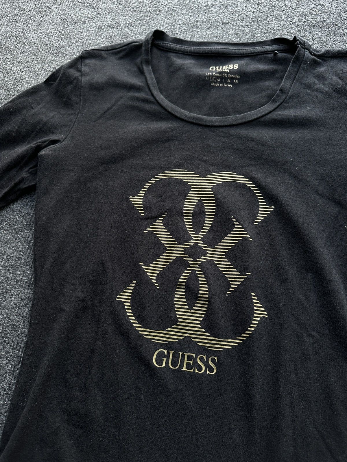 Guess 🚨AVANT-GARDE GUESS WOMEN LONGSLEEVE SHIRT Y2k BIG LOGO Size S / US 4 / IT 40 - 5 Thumbnail