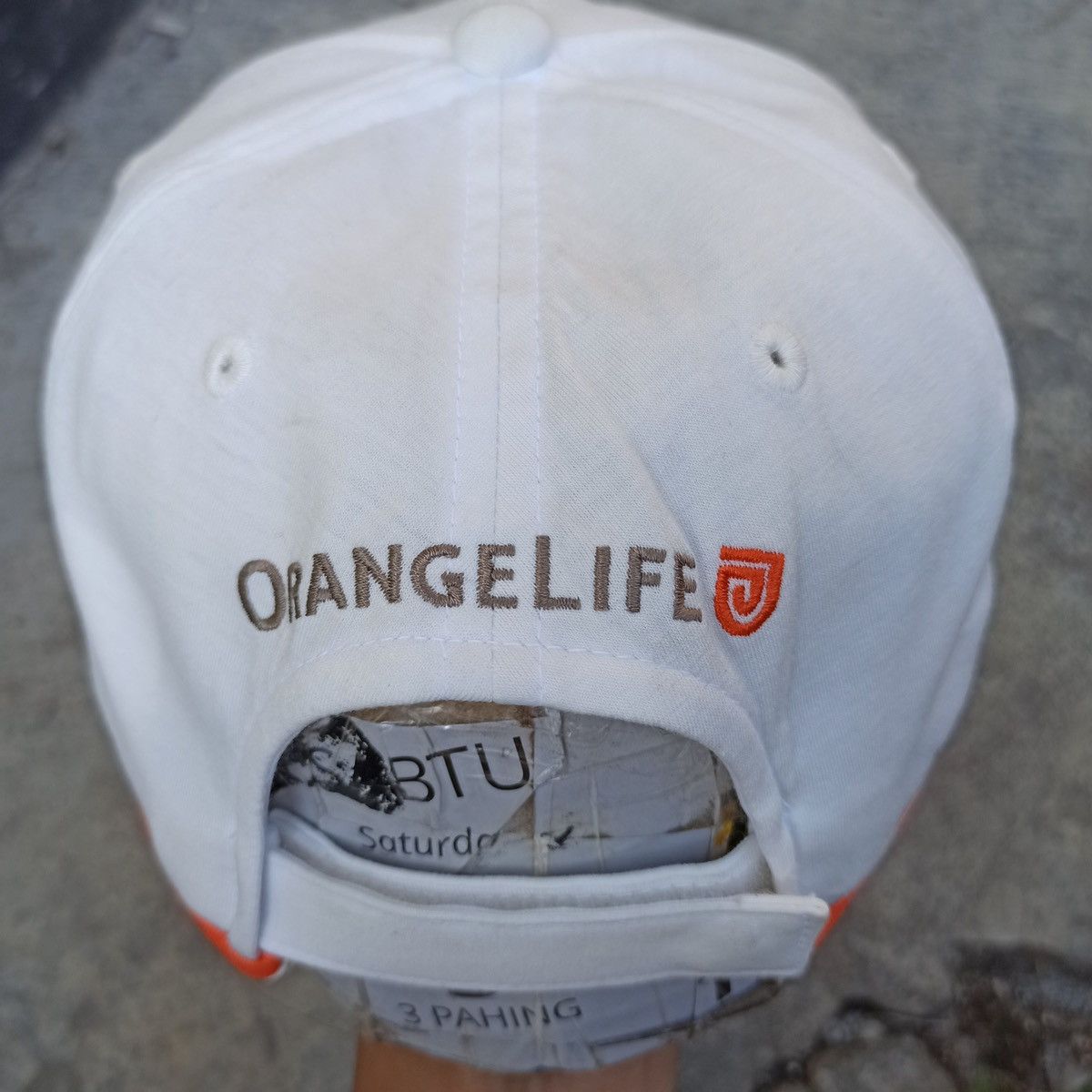 ARCHIVAL HAT 2016 KLPGA hat. Orange life championship