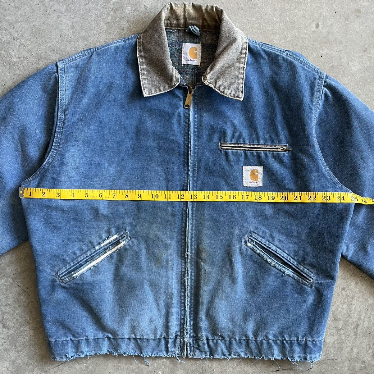 Carhartt Carhartt JB1215 Blue Detroit Jacket Rare Size Large Vintage Size US L / EU 52-54 / 3 - 12 Thumbnail