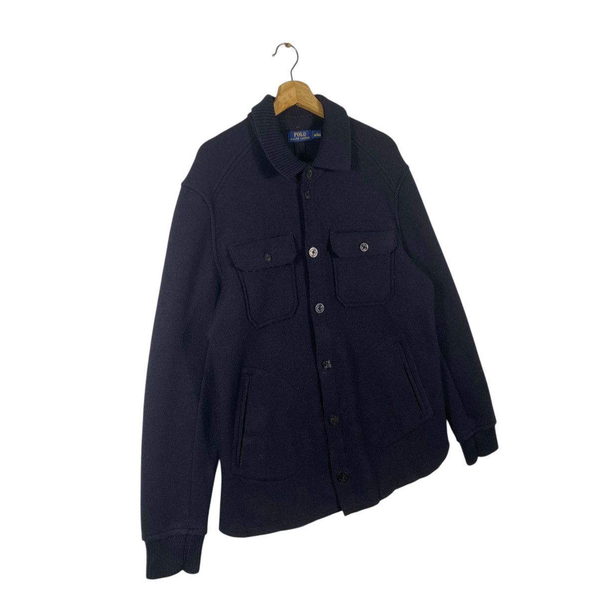 Polo Ralph Lauren × RRL Ralph Lauren Polo Ralph Lauren Wool Jacket Button L Size Navy Blue Colour Size US L / EU 52-54 / 3 - 2 Thumbnail