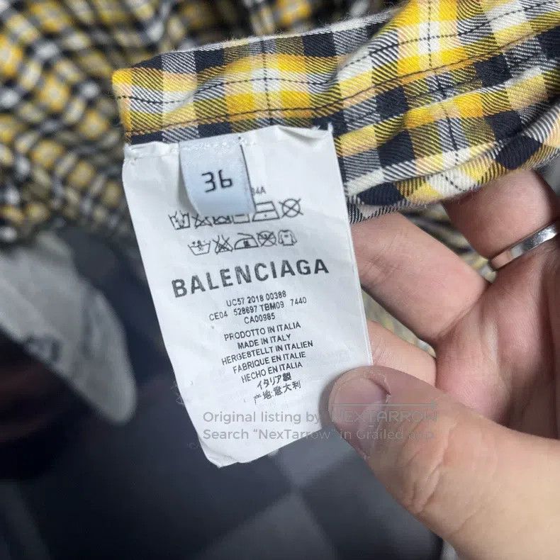 Balenciaga Balenciaga size 36 Newspaper Shirt Size S / US 4 / IT 40 - 4 Thumbnail