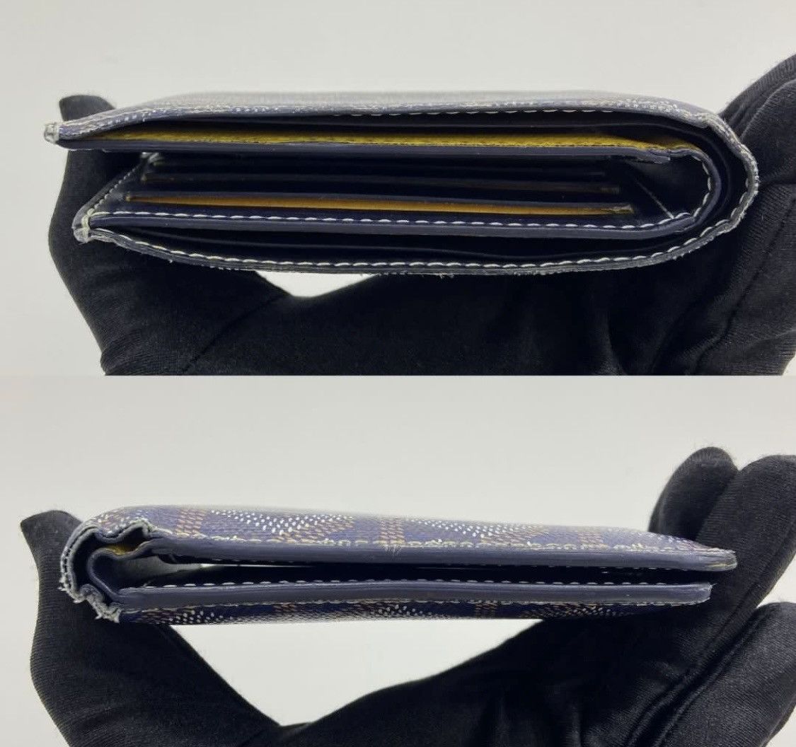Goyard Goyard bifold blue monogram wallet Size ONE SIZE - 9 Thumbnail
