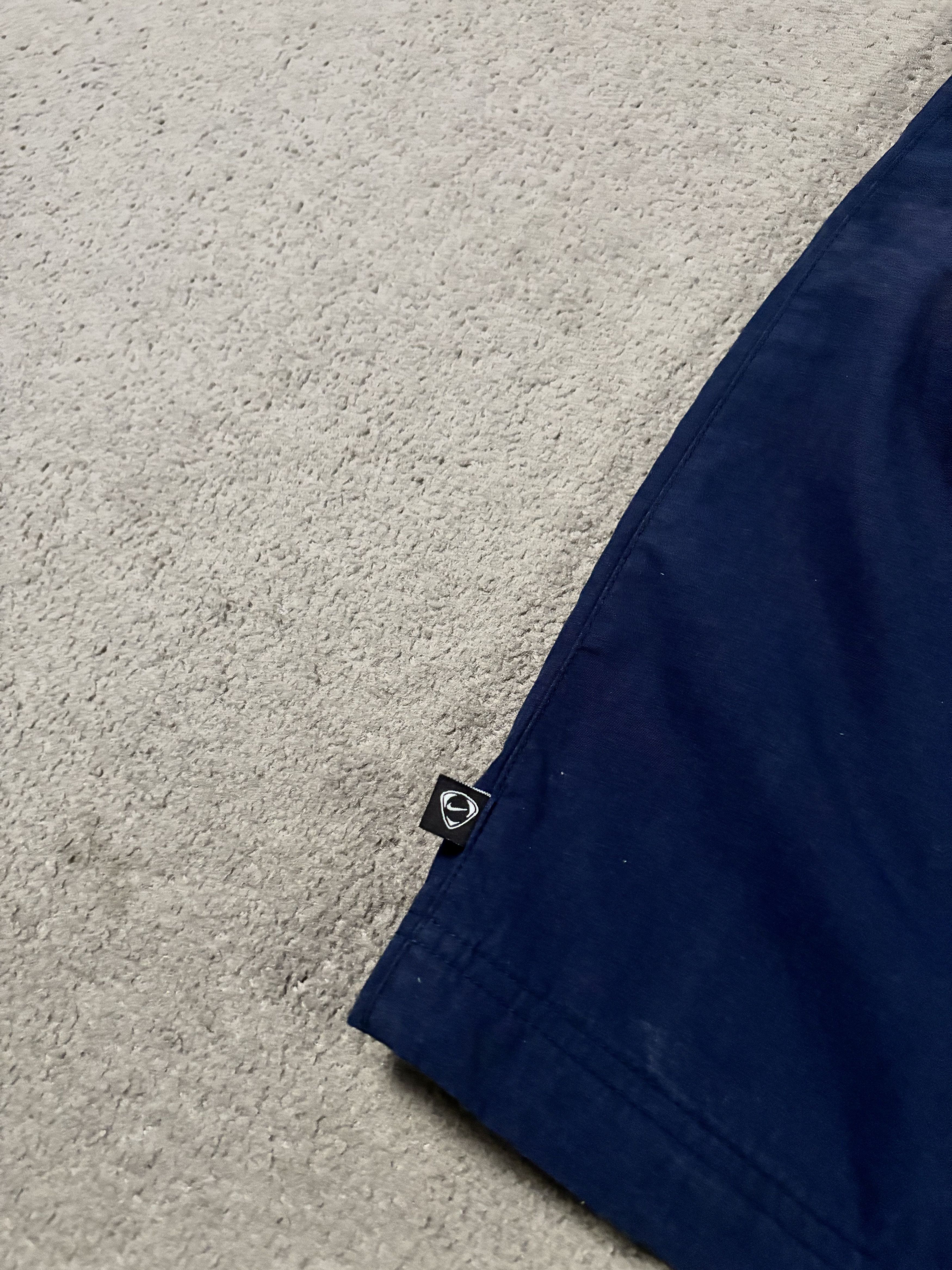 Nike Nike XL Navy Blue Vintage Logo Long Adjustable Shorts Size US 34 / EU 50 - 3 Thumbnail