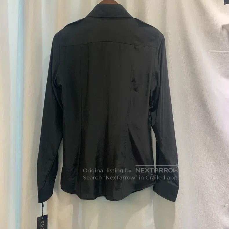 Gucci Gucci Black long-sleeved shirt Size US S / EU 44-46 / 1 - 4 Thumbnail