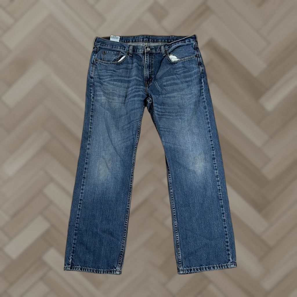 Levi's Levi's 559 Jeans Mens Relaxed Straight Fit Medium Wash 38x32 Regular Denim Blue Pocket Zipper Button Logo 500 Series Men Jeans Size US 38 / EU 54 - 1 Thumbnail