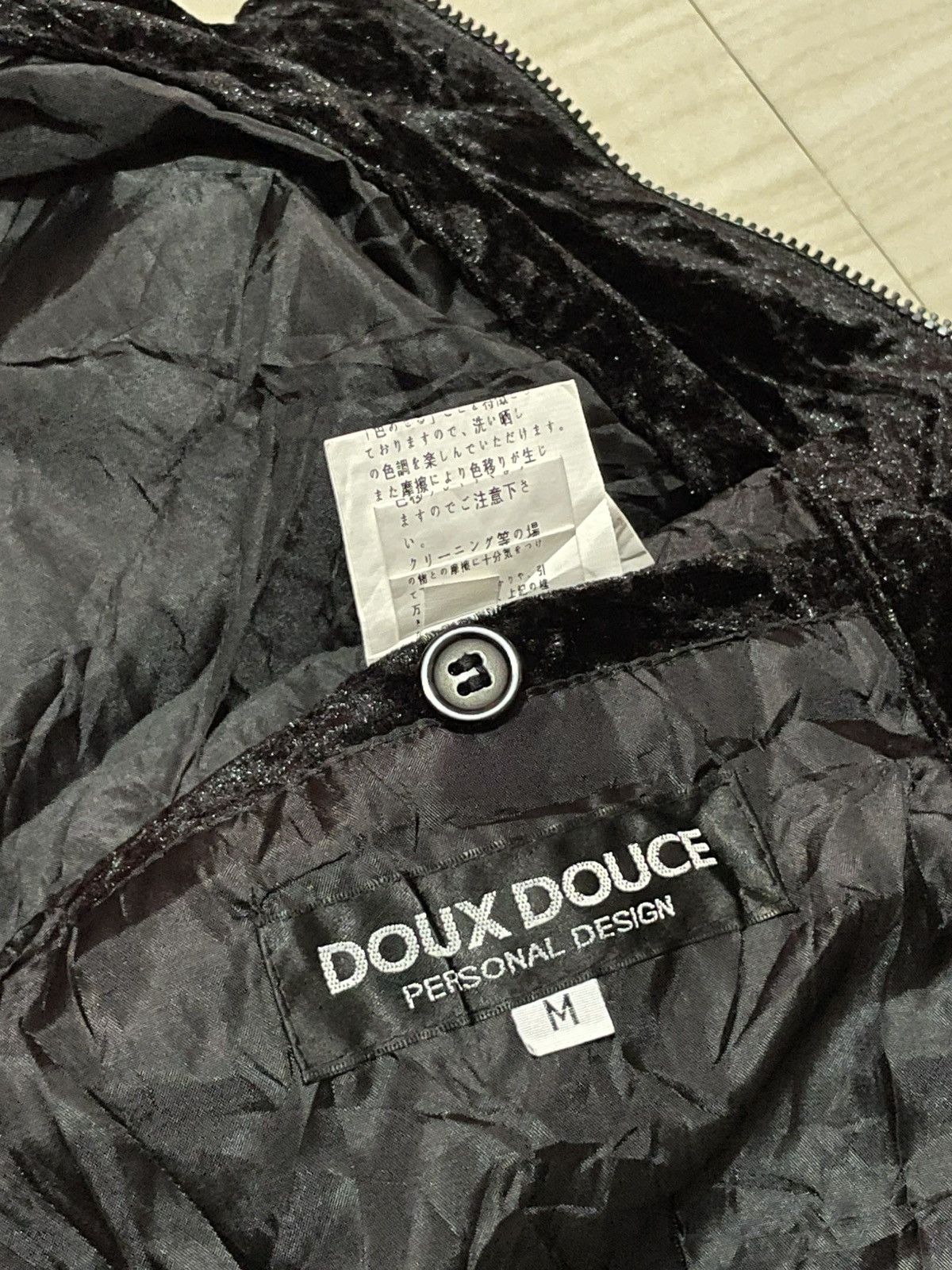 Japanese Brand Doux douce jacket ziper Size US XL / EU 56 / 4 - 8 Thumbnail