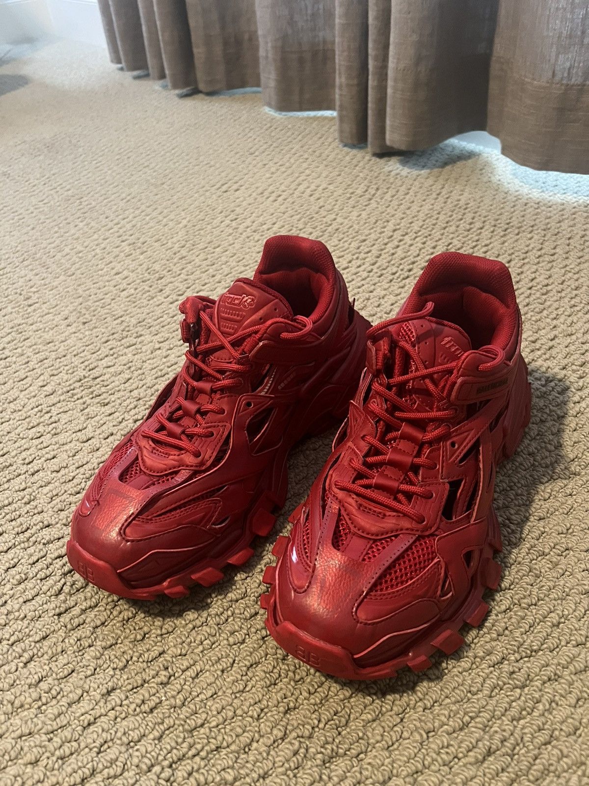 Balenciaga Balenciaga Track 2 Red Size US 9 / EU 42 - 1 Thumbnail