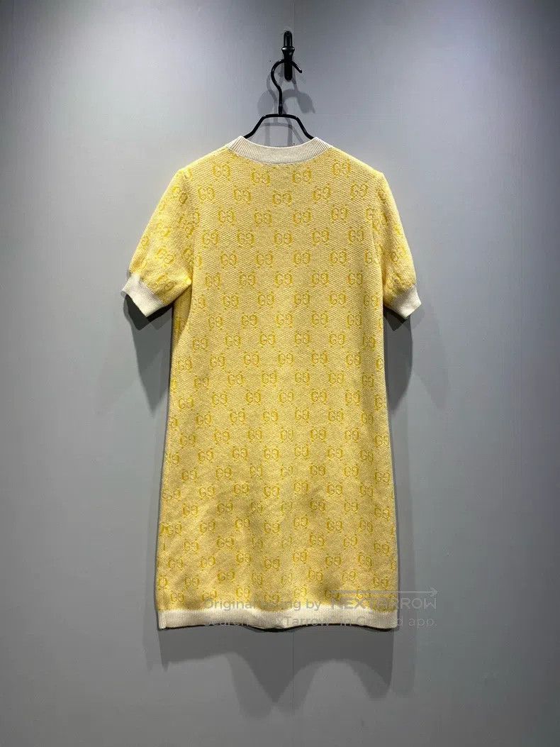 Gucci Gucci Ss24 full-print old-fashioned knitted dress Size S / US 4 / IT 40 - 2 Thumbnail