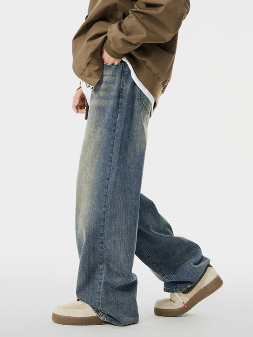 Japanese Brand Vintage distressed washed cleanfit straight versatile jeans Size US 32 / EU 48 - 2 Thumbnail