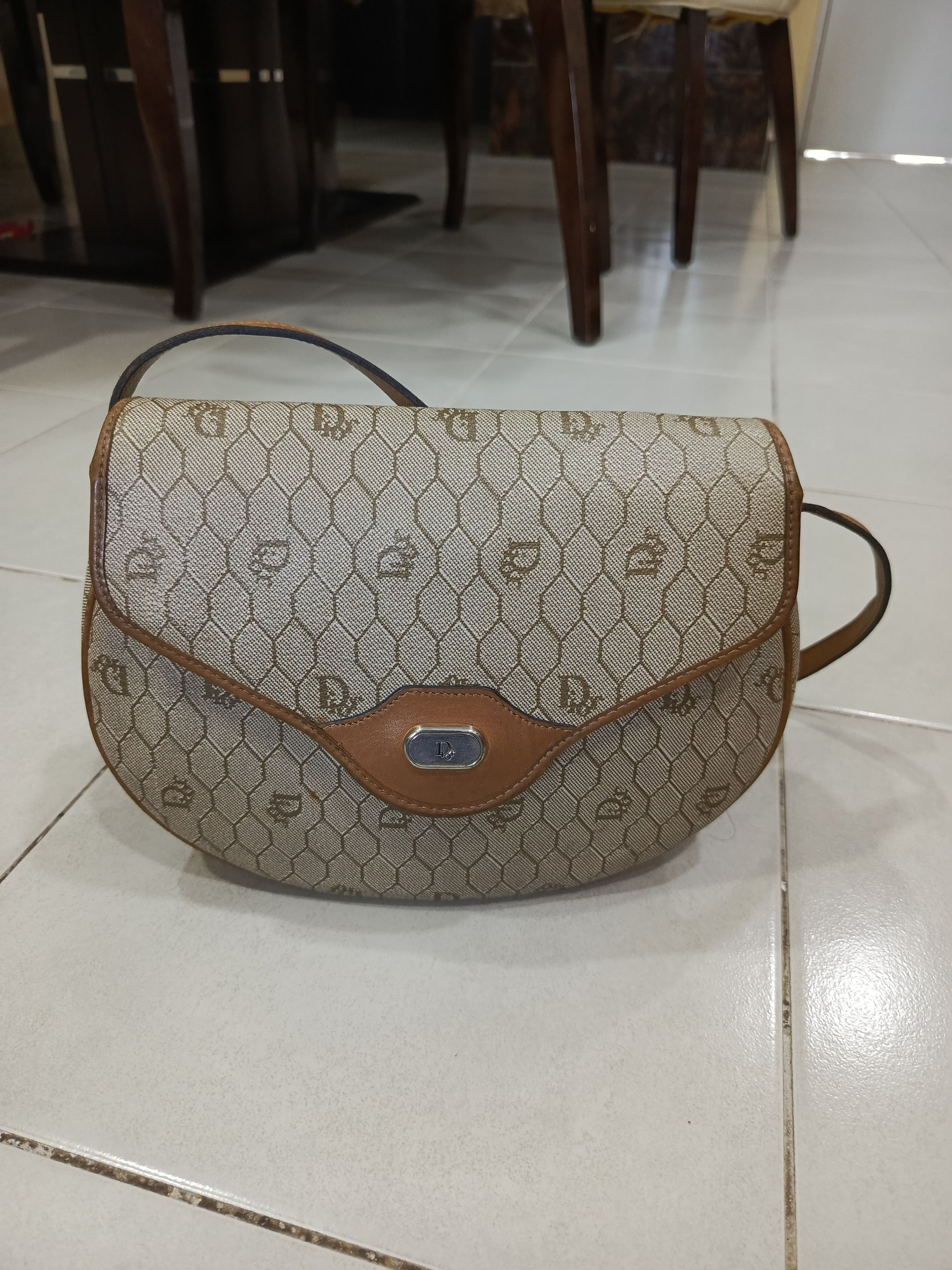 Dior Dior Leather Shoulder Bag Auth Beige Medium Women France Size ONE SIZE - 1 Thumbnail