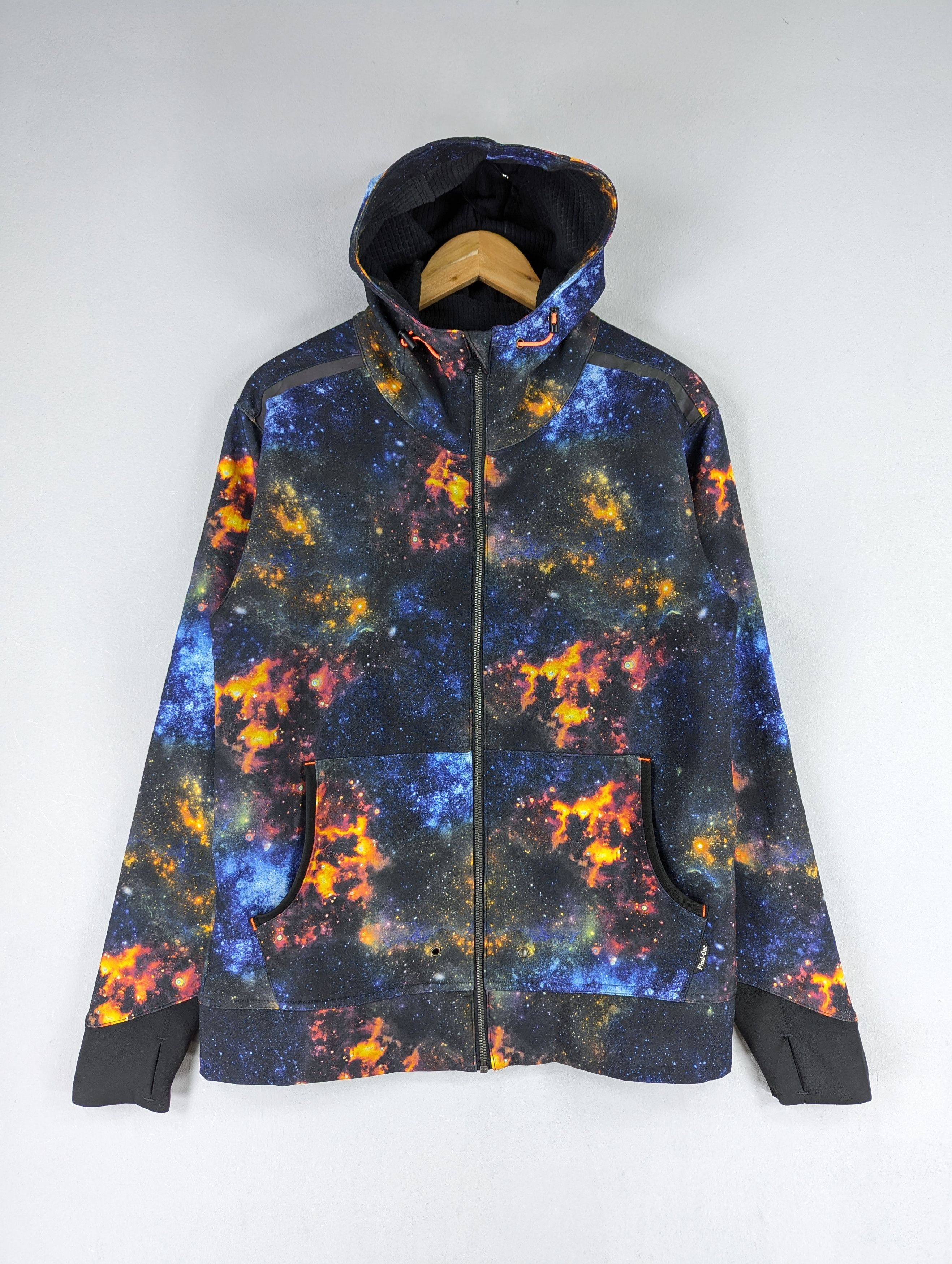 Japanese Brand Japanese Brand Find Out Galaxy Printed Hoodie Zipper Jacket Size US M / EU 48-50 / 2 - 1 Thumbnail
