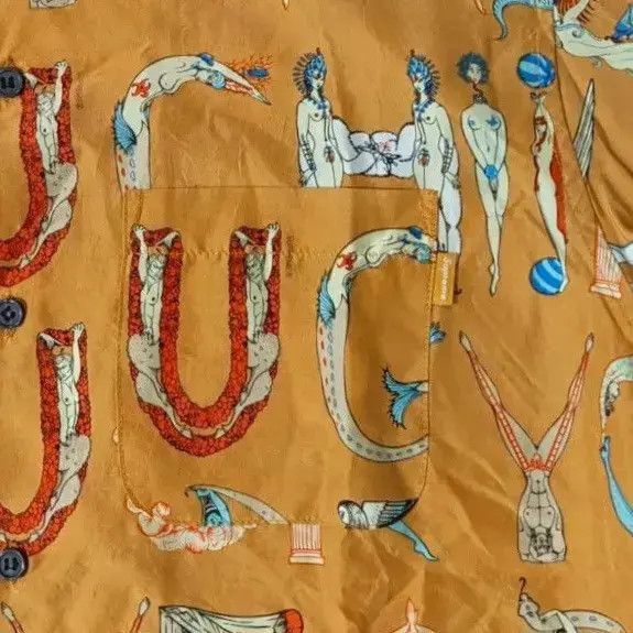 Supreme Supreme Alphabet Silk Shirt SS18 Size US S / EU 44-46 / 1 - 3 Thumbnail