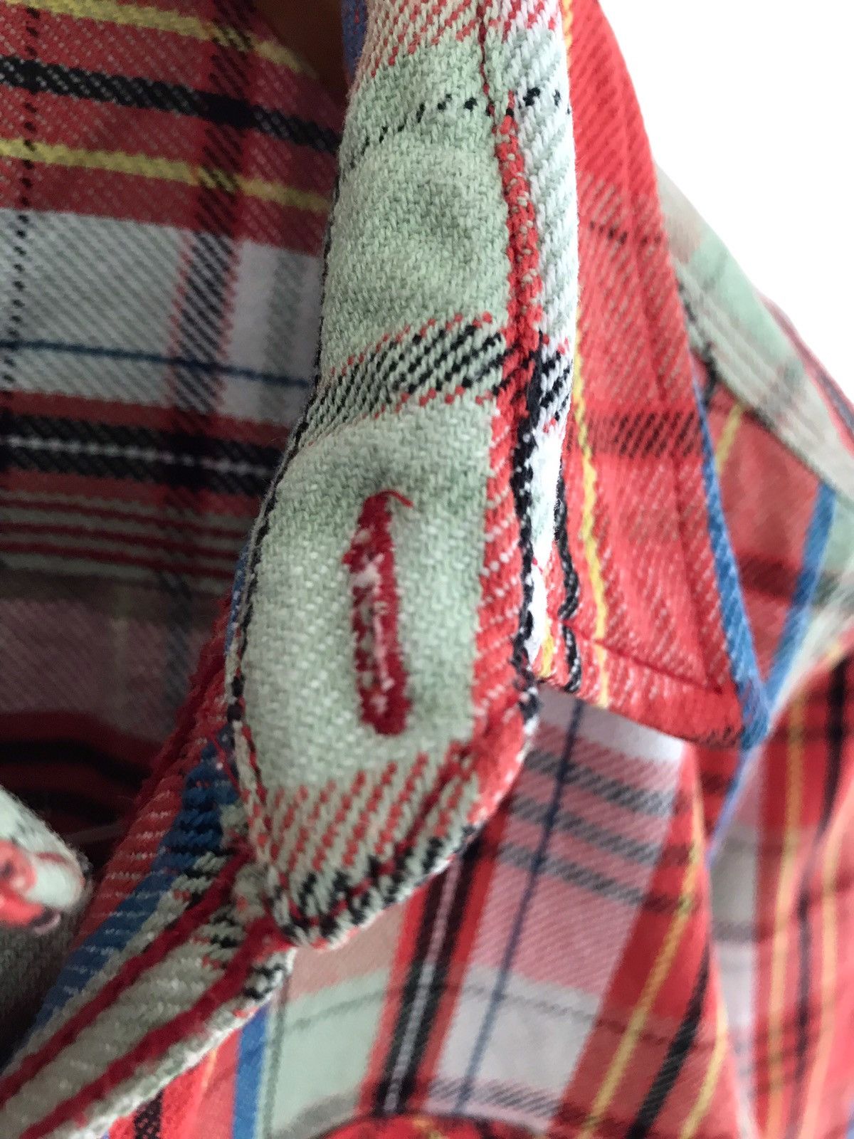 Japanese Brand KNACKERED by Houston Heavyweight Motorcycle Check Shirt Size US S / EU 44-46 / 1 - 2 Thumbnail