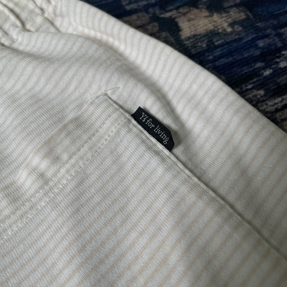 90s Yohji Yamamoto Y’s for living striped short pants