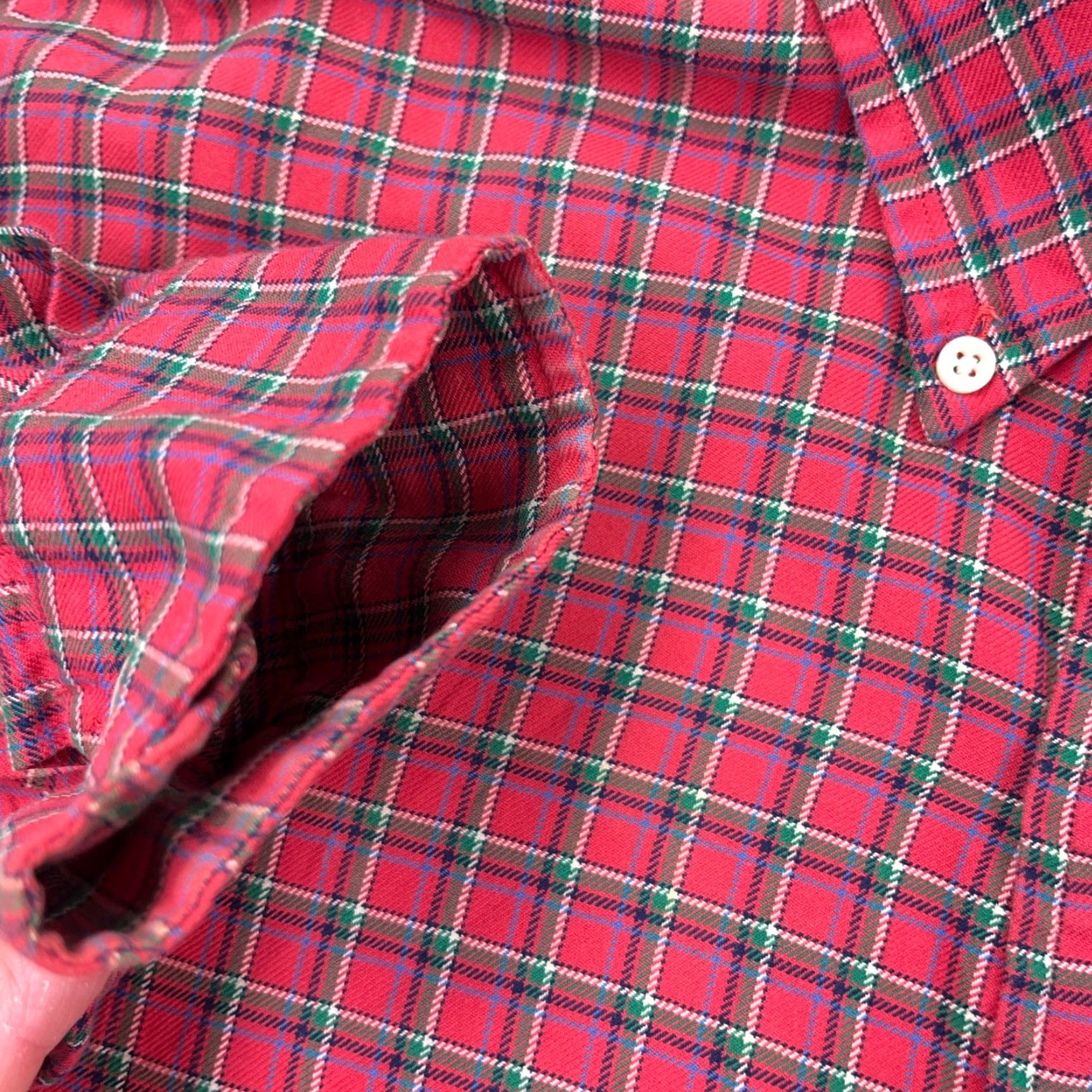 Ralph Lauren Ralph Lauren Flannel Shirt Large Red Plaid Classic Fit Button-Up Casual Mens Size US L / EU 52-54 / 3 - 5 Thumbnail