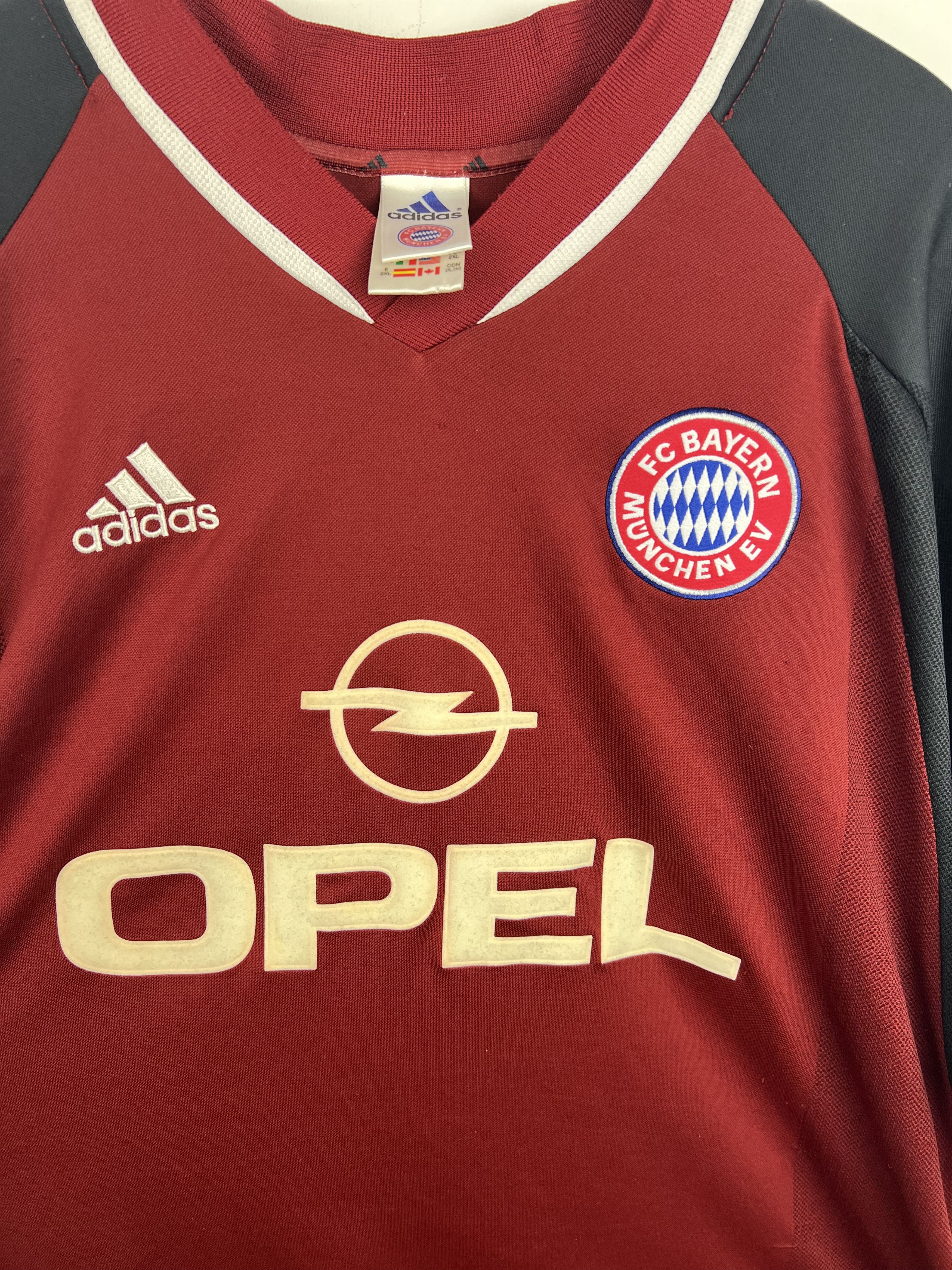 Adidas BAYERN MUNICH 2001/2002 HOME FOOTBALL Kit SHIRT Size US XXL / EU 58 / 5 - 9 Thumbnail