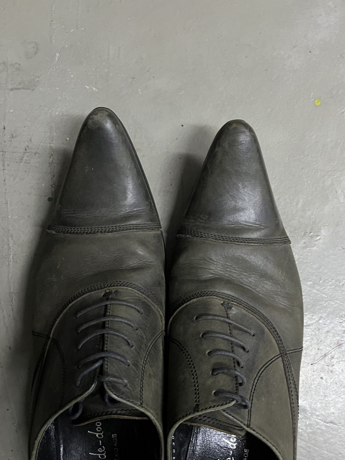 KMRii WHOOP-DE-DOO Opium Guidi Pointed Toe Style LEATHER BOOTS Size US 8 / EU 41 - 7 Thumbnail