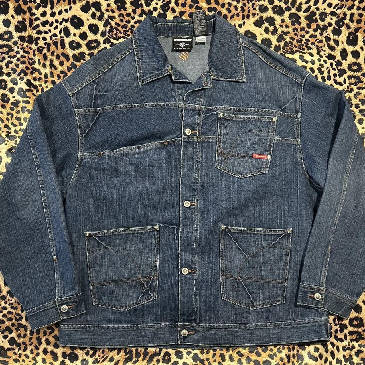 Rocawear Y2K Rocawear Multi-Pocket Denim Jacket Size US XL / EU 56 / 4 - 1 Thumbnail