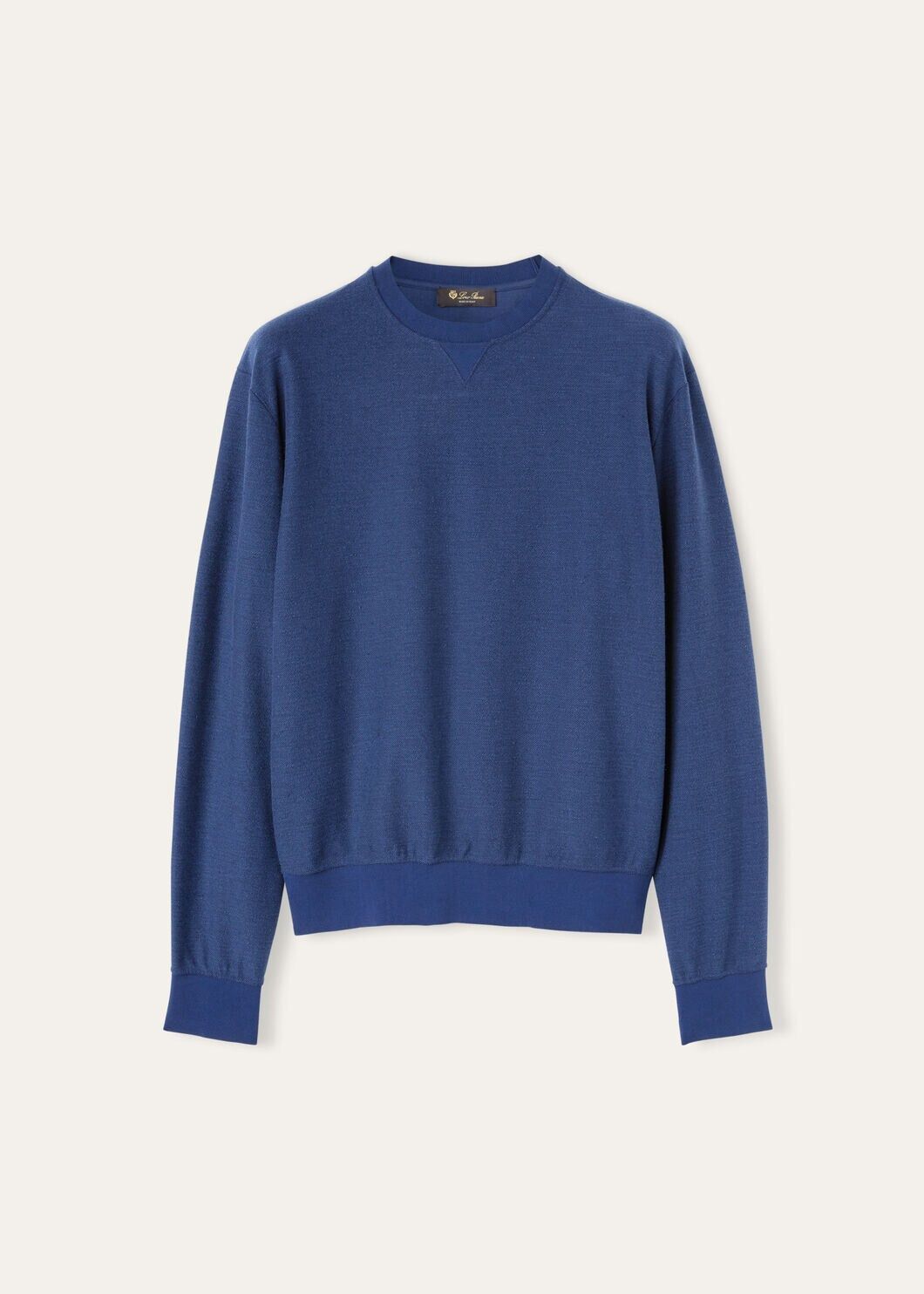 Loro Piana o1w1db10125 FAO0216 Hotaka Crewneck Sweater in Blue Size US S / EU 44-46 / 1 - 1 Thumbnail