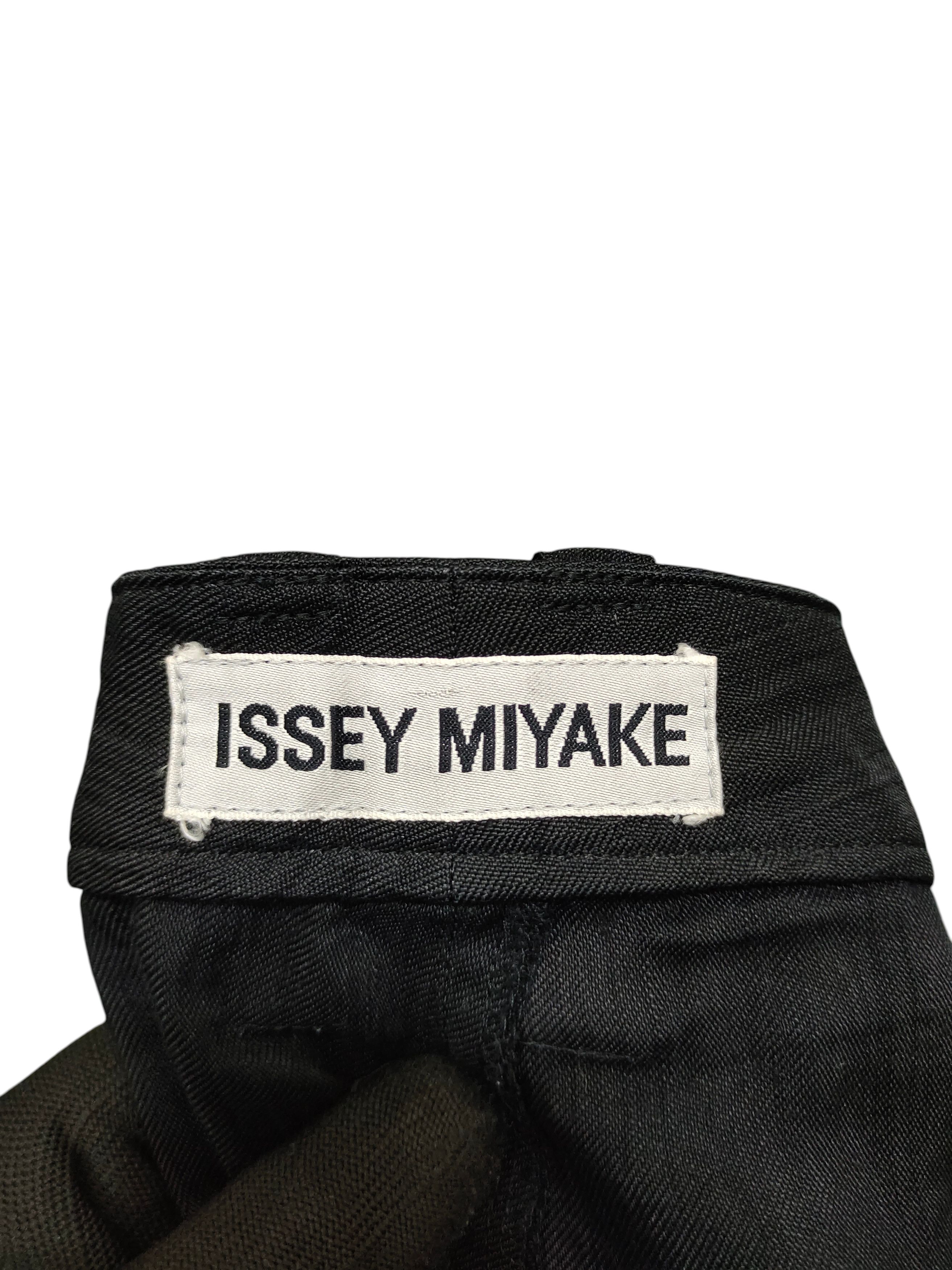 Issey Miyake Vintage Issey Miyake hemp Nylon Blend Trouser Pants Size 27" / US 4 / IT 40 - 10 Thumbnail