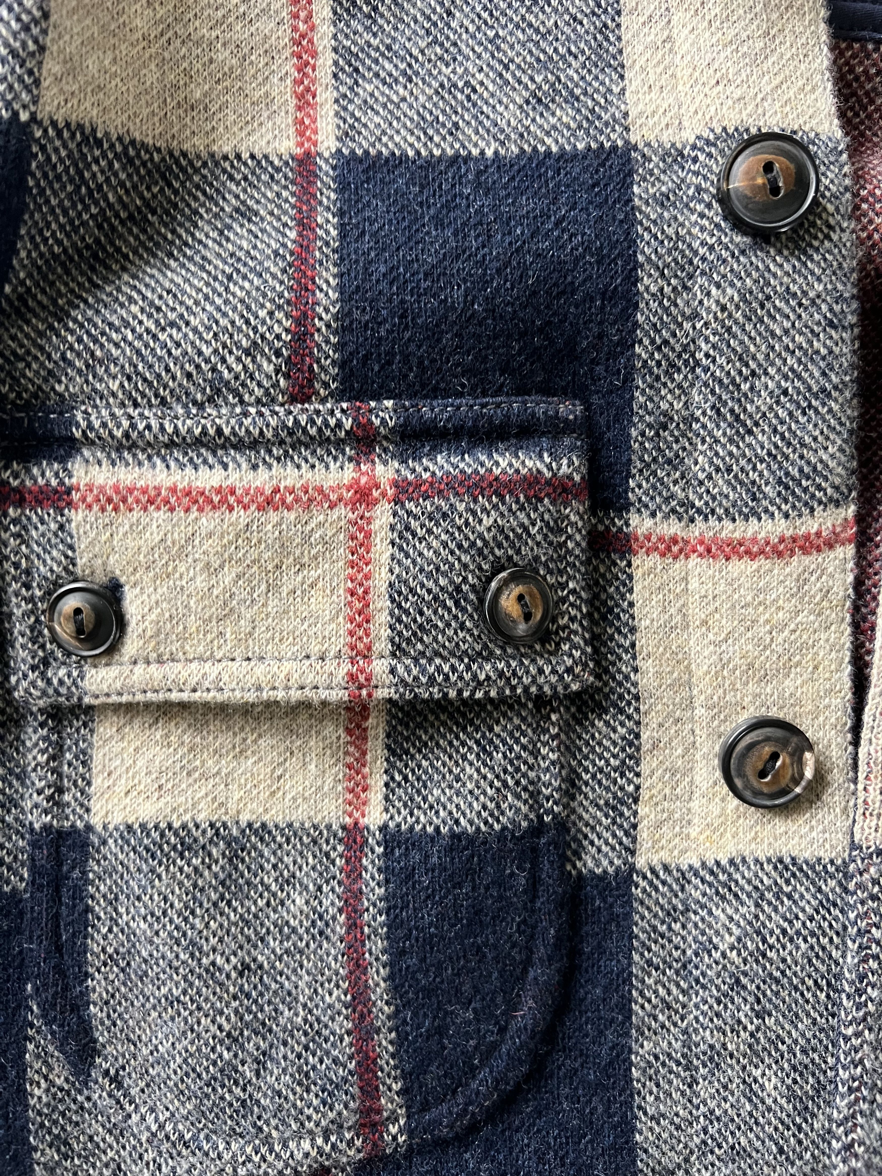 RRL Ralph Lauren Plaid Wool-Cashmere Workshirt Sweater Size US M / EU 48-50 / 2 - 4 Thumbnail