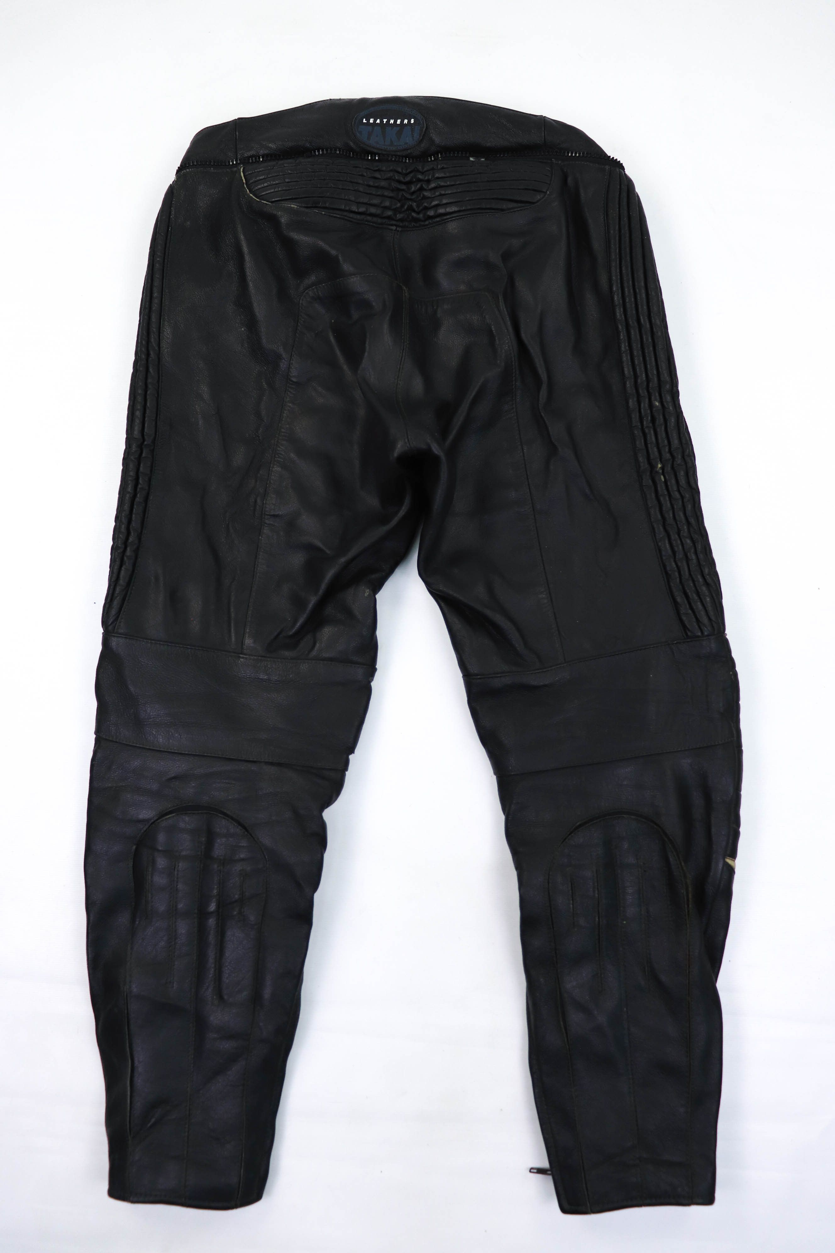 Hein Gericke 00s Vintage TAKAI Leathers Hein Gericke Leather Biker Pants Size US 38 / EU 54 - 2 Thumbnail