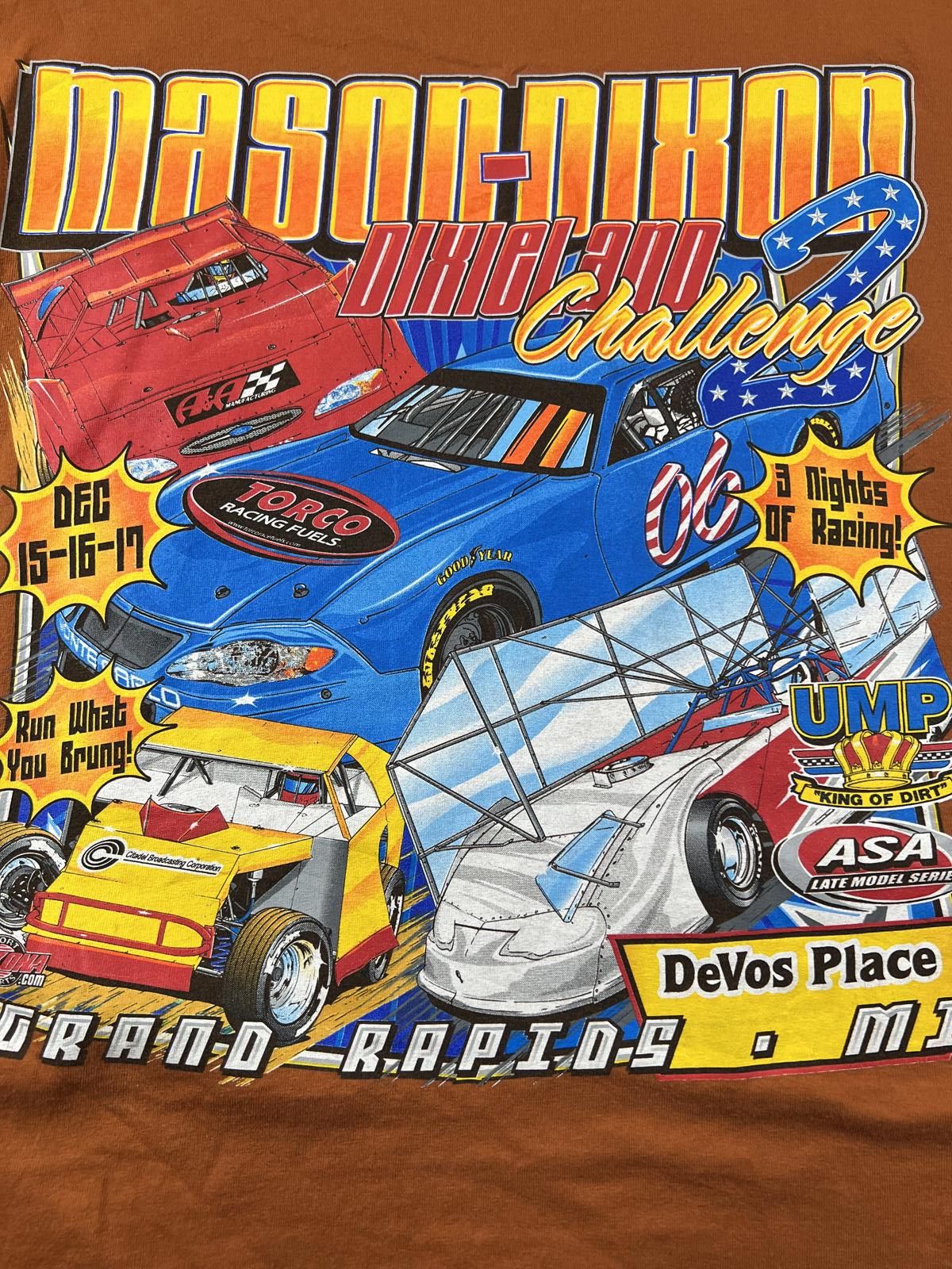 Gildan Mason-Dixon Dixie 200 Challenge Racing T-Shirt 3XL Size US XXL / EU 58 / 5 - 4 Thumbnail